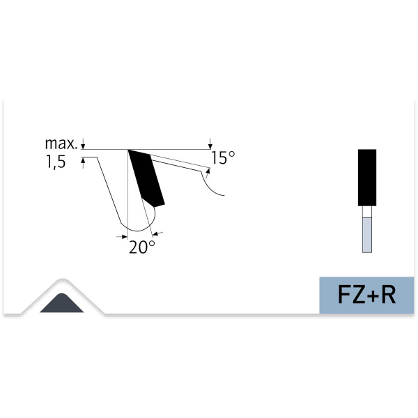 Пильные диски Karnasch для распиловки/грубого раскроя с очистным зубом арт. 11.1232