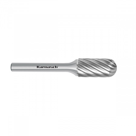Борфреза Karnasch цилиндр со сферическим концом, насечка HP-9 арт. 11-4033