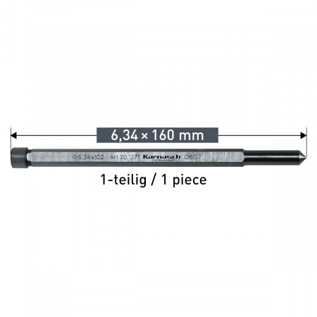 Выталкивающий штифт Karnasch 6,34 × 160 мм