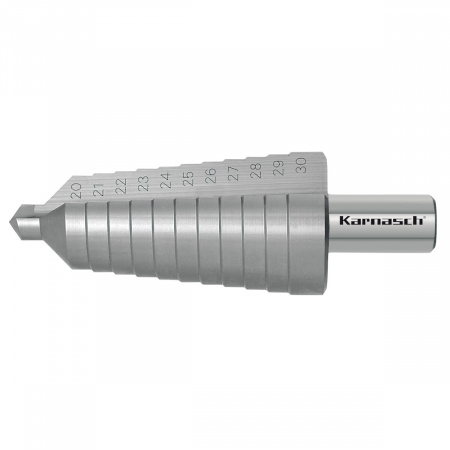 Ступенчатое сверло по металлу Karnasch Ø20-30 мм арт. 21.3013