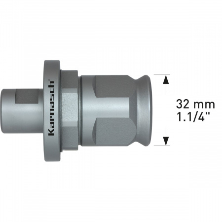 Хвостовик Karnasch Fein Quick-In 32 для коронок Ø 14-120 мм