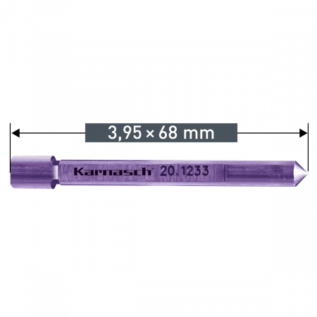 Выталкивающий штифт Karnasch 3,95 × 68 мм