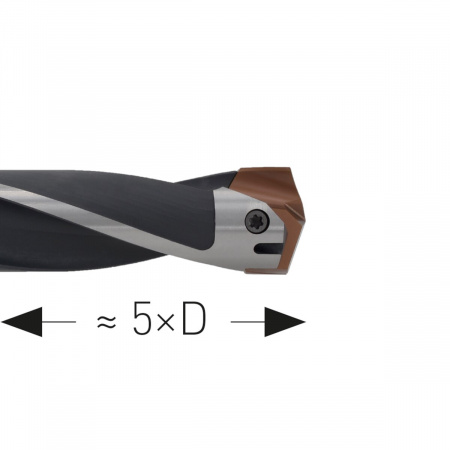 Спиральное сверло Karnasch 3xD, DIN 1835-B арт. 22.1050