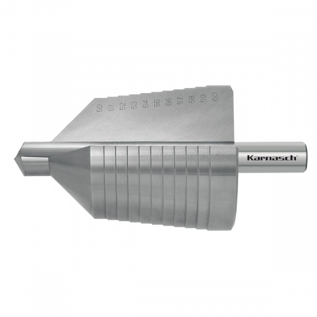 Ступенчатое сверло по металлу Karnasch Ø50-60 мм арт. 21.3024