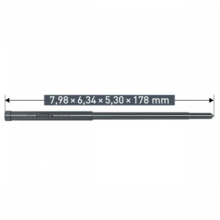 Выталкивающий штифт Karnasch 7,98 × 6,34 × 5,30 × 178 мм