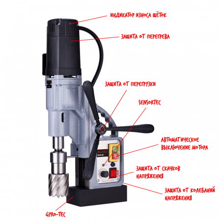 Магнитно-сверлильный станок Euroboor ECO.60S+ арт. euroboor-ECO.60S+