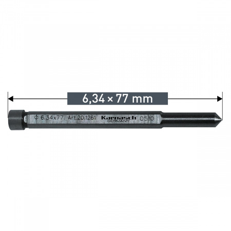 Выталкивающий Karnasch штифт 6,34 × 77 мм