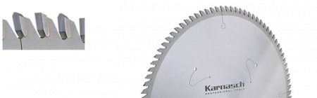 Пильные диски Karnasch по алюминию, положительный угол заточки, тонкий пропил арт. 11.1050