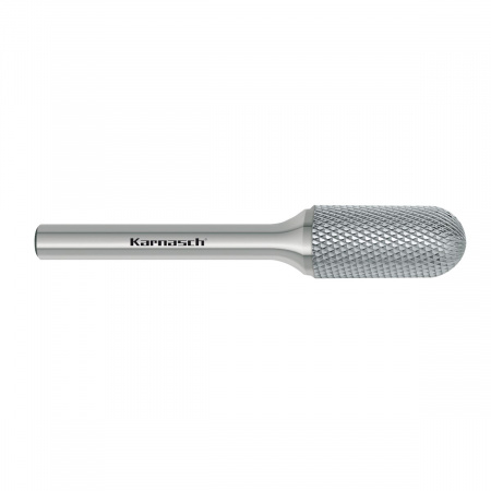 Борфреза Karnasch цилиндр со сферическим концом, насечка HP-11 micro арт. 11-4082