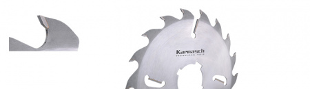 Пильные диски Karnasch для многопильных станков с расклинивающими подчистными ножами арт. 11.1238