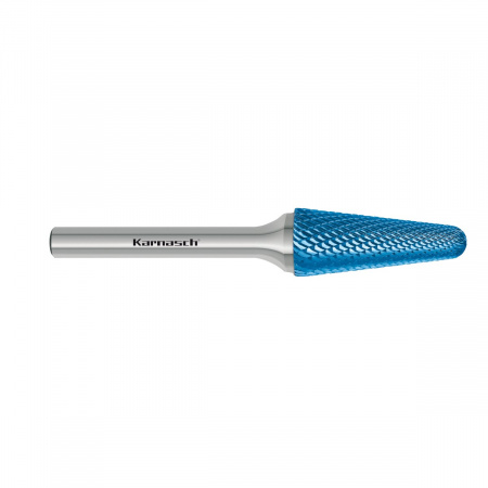 Борфреза Karnasch закругленный конус, покрытие BlueTec, насечка HP-4 арт. 11-5082