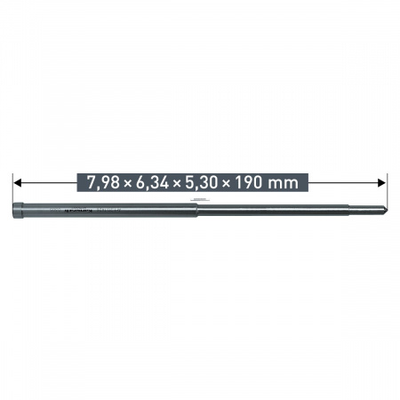 Выталкивающий штифт Karnasch 7,98 × 6,34 × 5,30 × 190 мм
