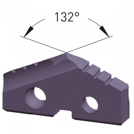 Сменная головка Karnasch из порошковой стали 25 для сверления в алюминии, латуни, меди арт. 22.3010