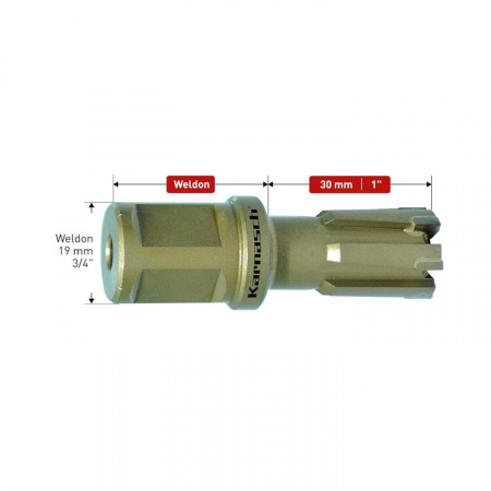 Корончатое сверло Karnasch Rail Line, длина 30, хвостовик Weldon арт. 20-1306